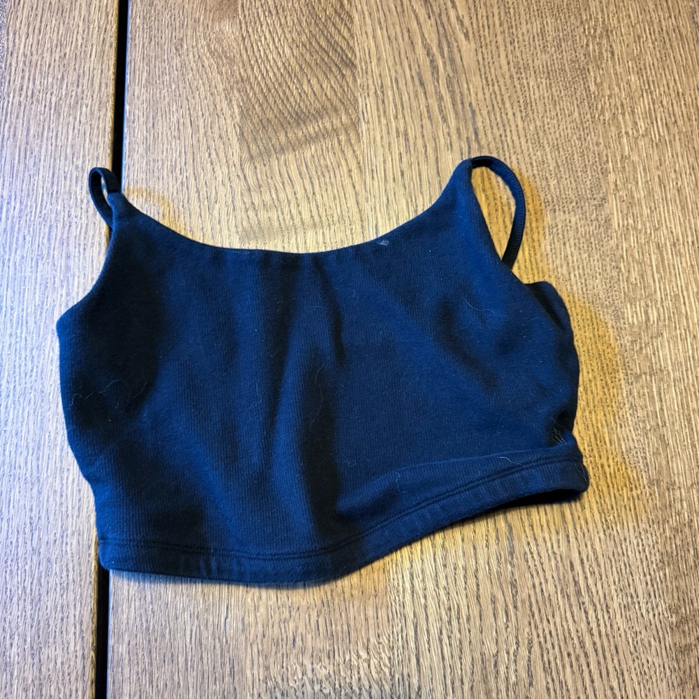 All Saints Black Sports Bra